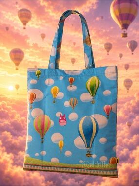 Ghibli Museum Totoro Balloon Tote Bag Mitaka Tokyo Japan Exclusive Sold Out NWT